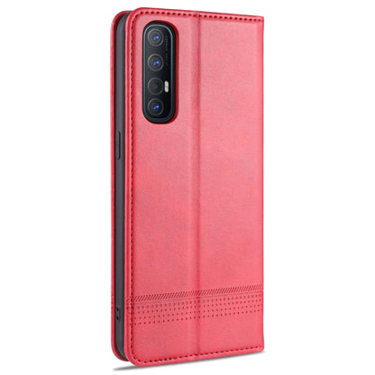 OPPO Reno3 Pro Leather Wallet Case with Card Holder & Magnetic Closure