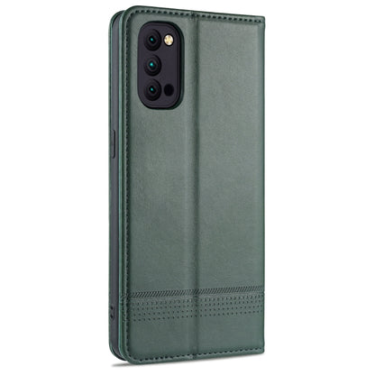 OPPO Reno4/Reno4 Pro Leather Wallet Case with Card Holder & Magnetic Closure