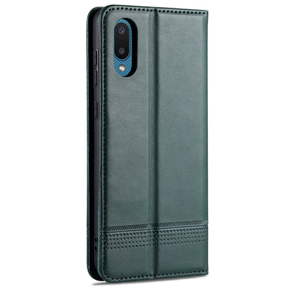 Samsung Galaxy A02 Leather Wallet Case with Card Holder & Magnetic Closure