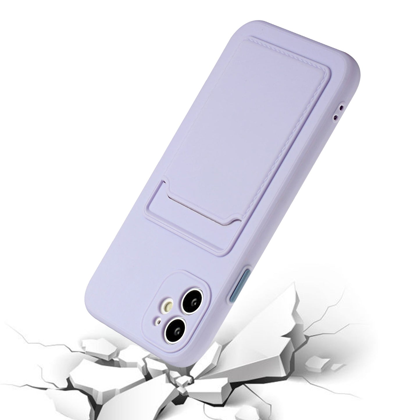 Apple iPhone 11 Shockproof TPU Case with Card Holder - Durable & Lightweight Design