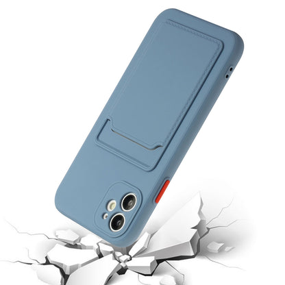 Apple iPhone 12 Mini Shockproof TPU Case with Card Holder - Durable & Lightweight Design