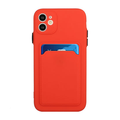 Apple iPhone 12 Shockproof TPU Case with Card Holder - Durable & Lightweight Design