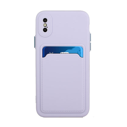 Apple iPhone X/XS Shockproof TPU Case with Card Holder - Durable & Lightweight Design