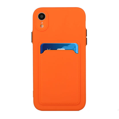 Apple iPhone XR Shockproof TPU Case with Card Holder - Durable & Lightweight Design