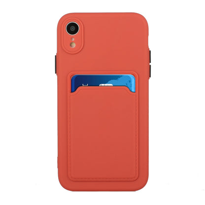 Apple iPhone XR Shockproof TPU Case with Card Holder - Durable & Lightweight Design