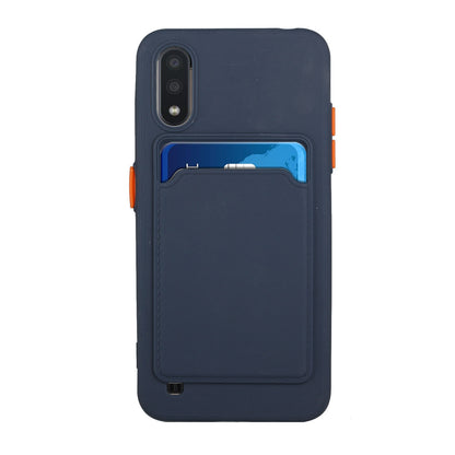 Samsung Galaxy A01 Shockproof TPU Case with Card Holder - Durable & Lightweight Design