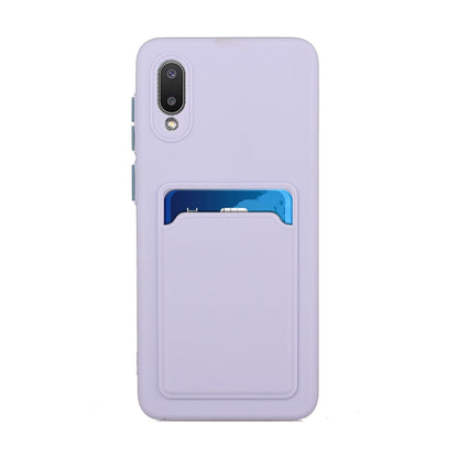 Samsung Galaxy A02 Shockproof TPU Case with Card Holder - Durable & Lightweight Design