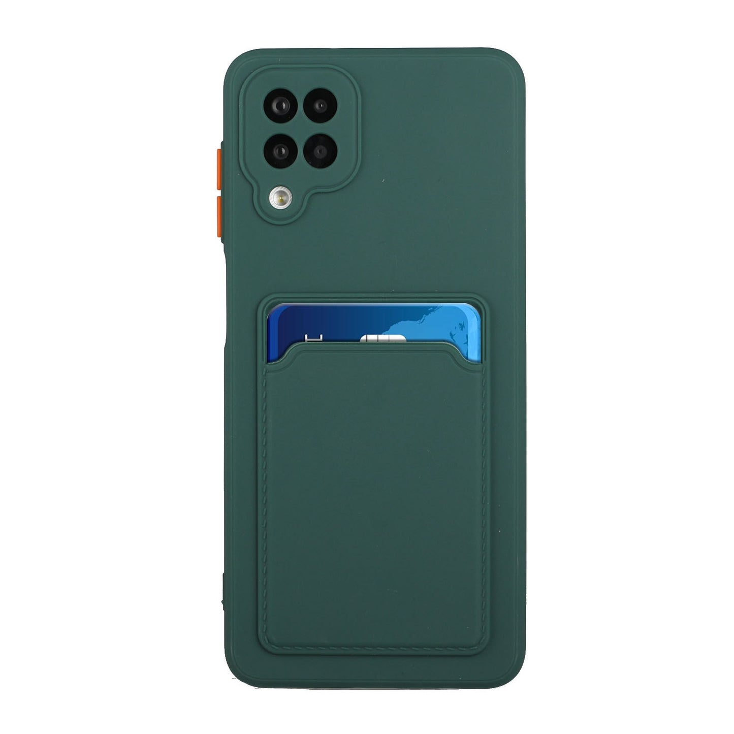 Samsung Galaxy M12 Shockproof TPU Case with Card Holder - Durable & Lightweight Design