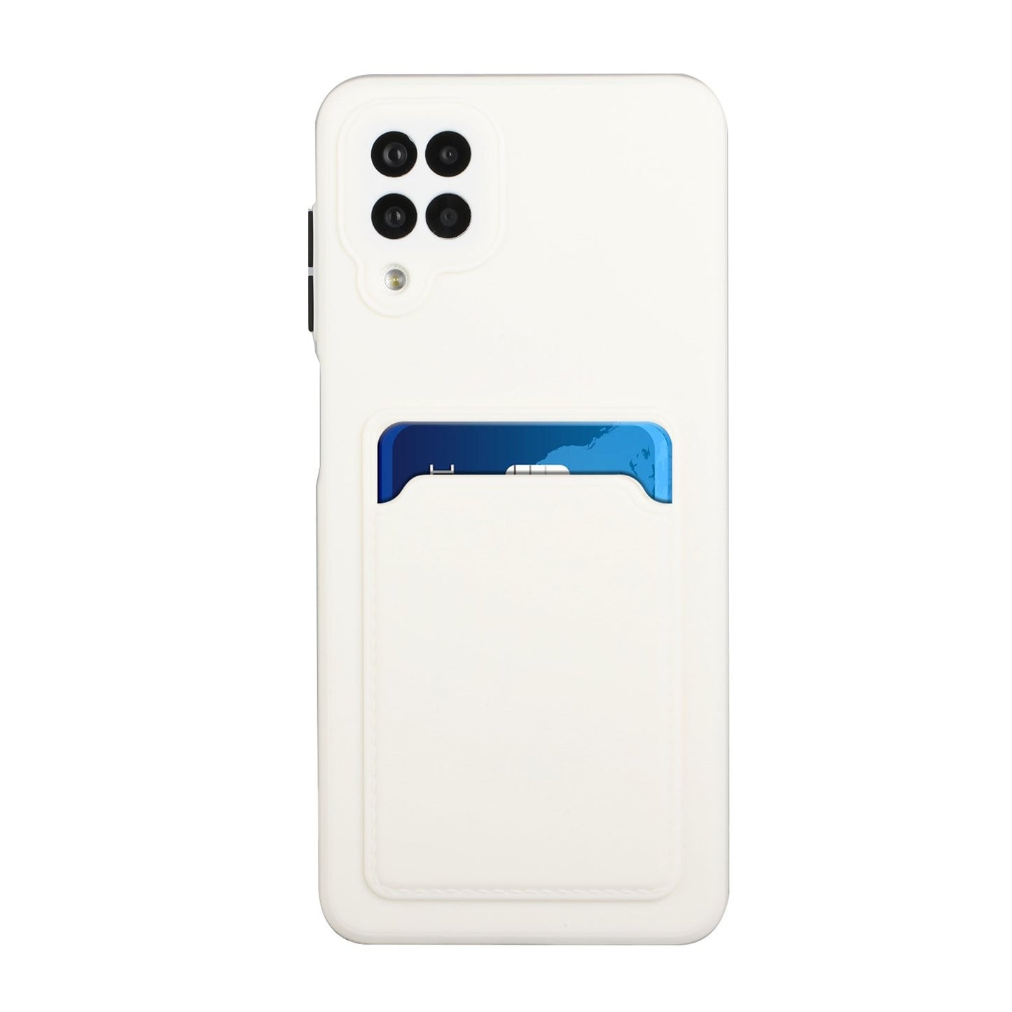 Samsung Galaxy M12 Shockproof TPU Case with Card Holder - Durable & Lightweight Design