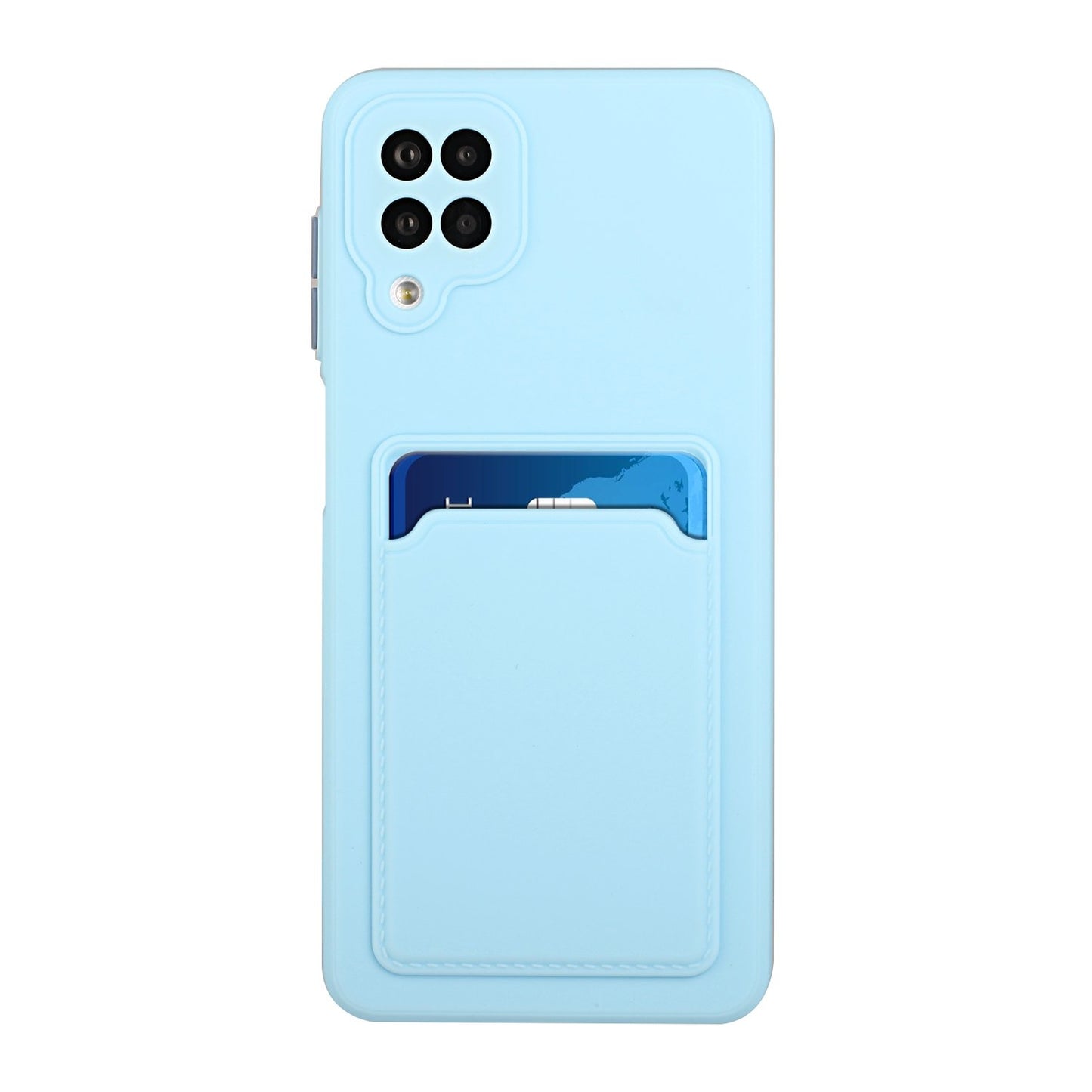 Samsung Galaxy M12 Shockproof TPU Case with Card Holder - Durable & Lightweight Design