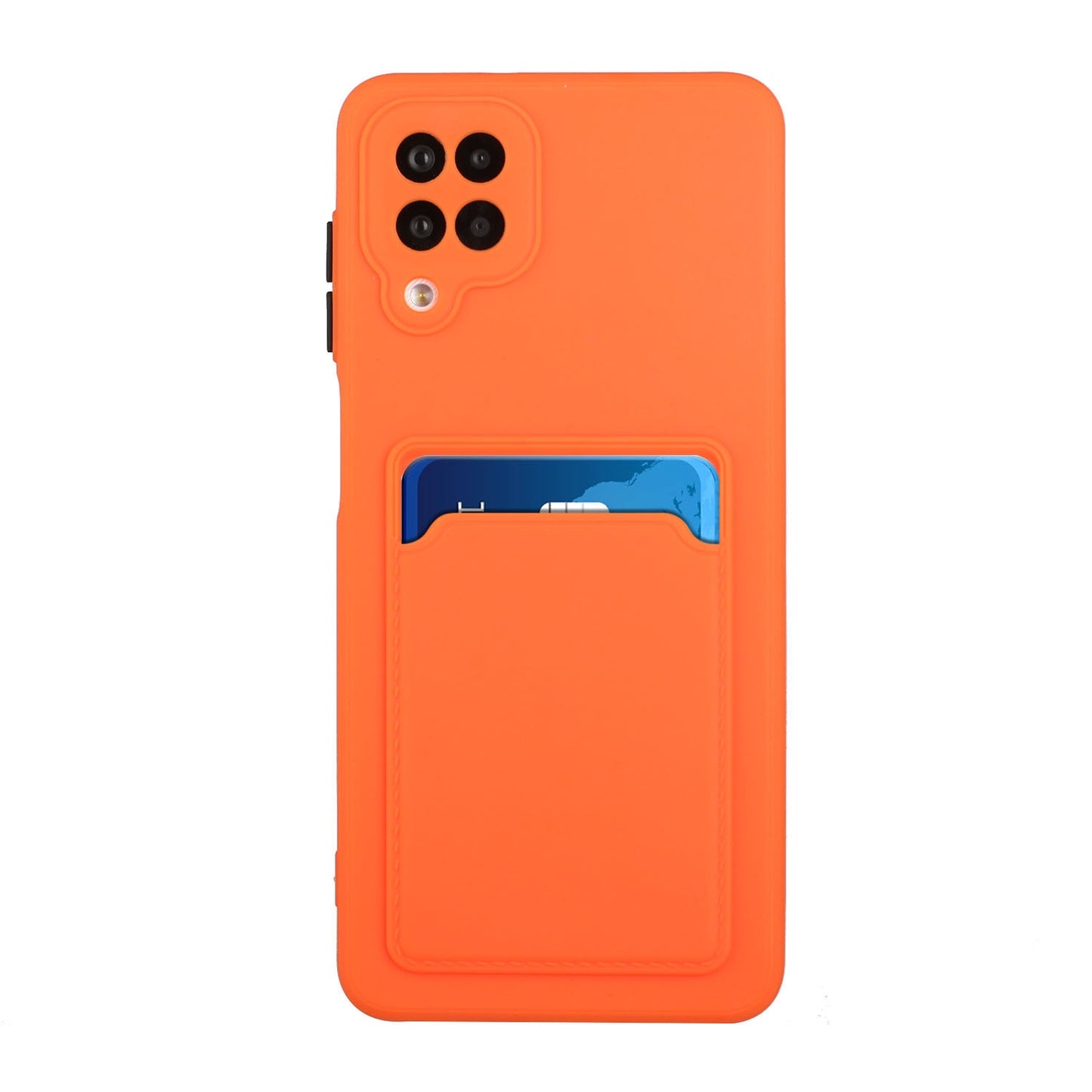 Samsung Galaxy M12 Shockproof TPU Case with Card Holder - Durable & Lightweight Design