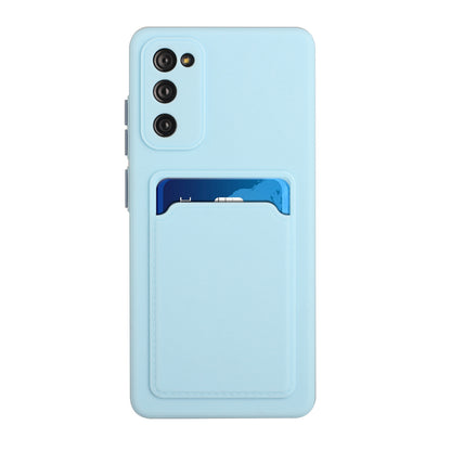 Samsung Galaxy S20 FE Shockproof TPU Case with Card Holder - Durable & Lightweight Design