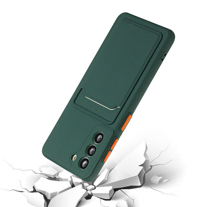 Samsung Galaxy S21 5G Shockproof TPU Case with Card Holder - Durable & Lightweight Design