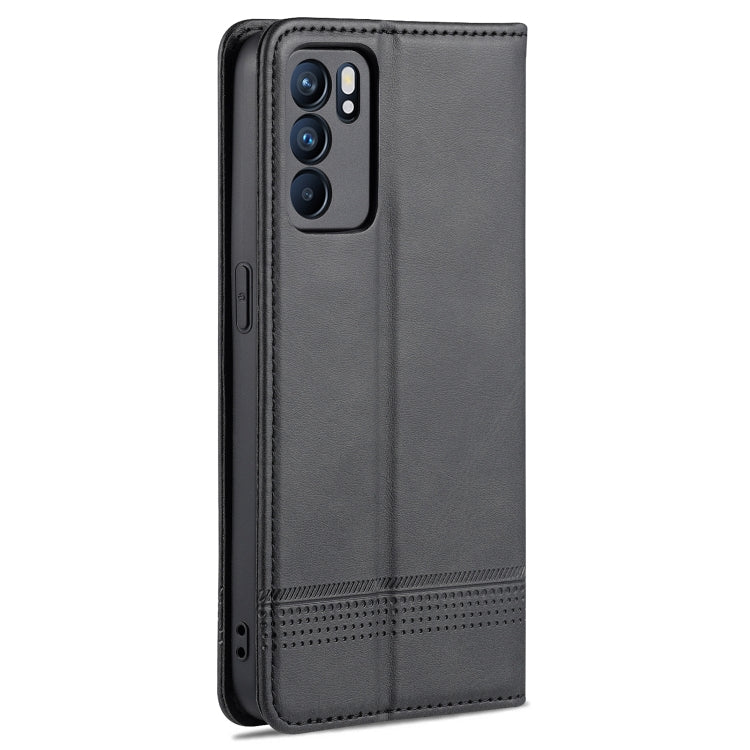 OPPO Reno6/Reno6 Pro Leather Wallet Case with Card Holder & Magnetic Closure