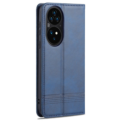 Huawei P50 Leather Wallet Case with Card Holder & Magnetic Closure