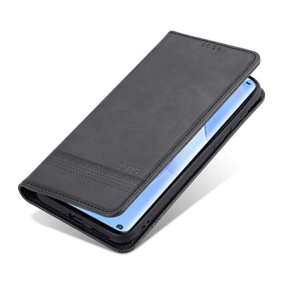 Huawei P50 Leather Wallet Case with Card Holder & Magnetic Closure