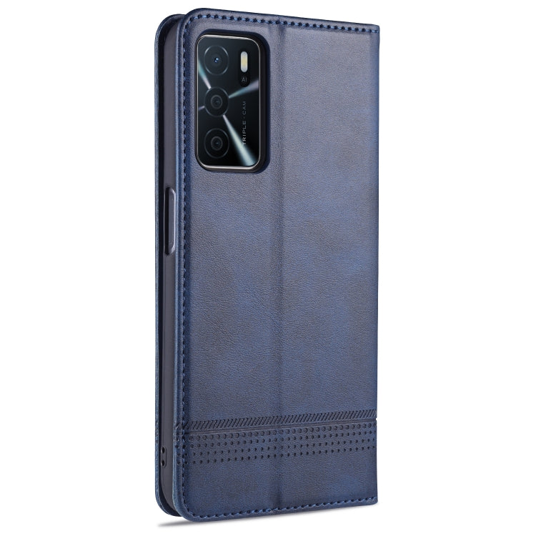 OPPO A16 Leather Wallet Case with Card Holder & Magnetic Closure