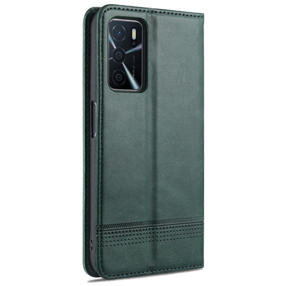 OPPO A16 Leather Wallet Case with Card Holder & Magnetic Closure