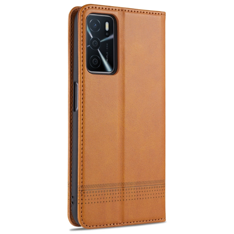 OPPO A16 Leather Wallet Case with Card Holder & Magnetic Closure