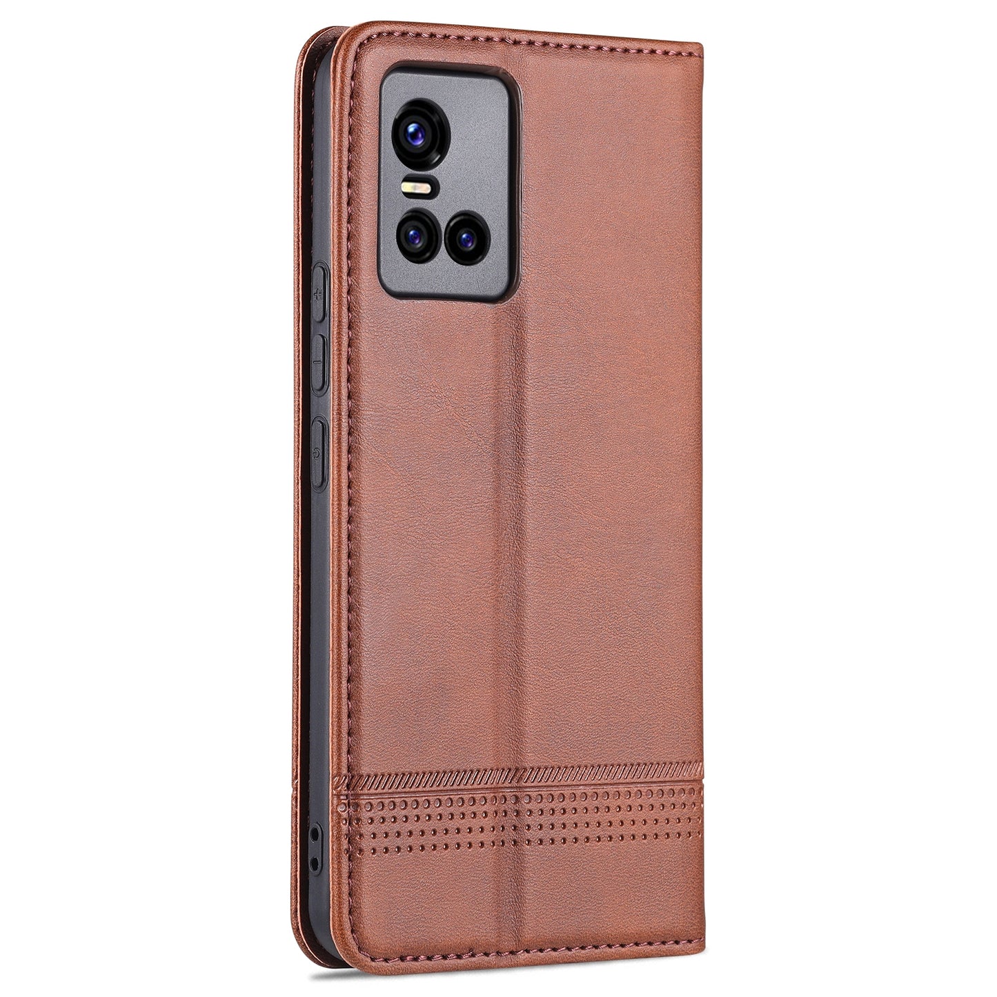 Vivo S10 Leather Wallet Case with Card Holder & Magnetic Closure