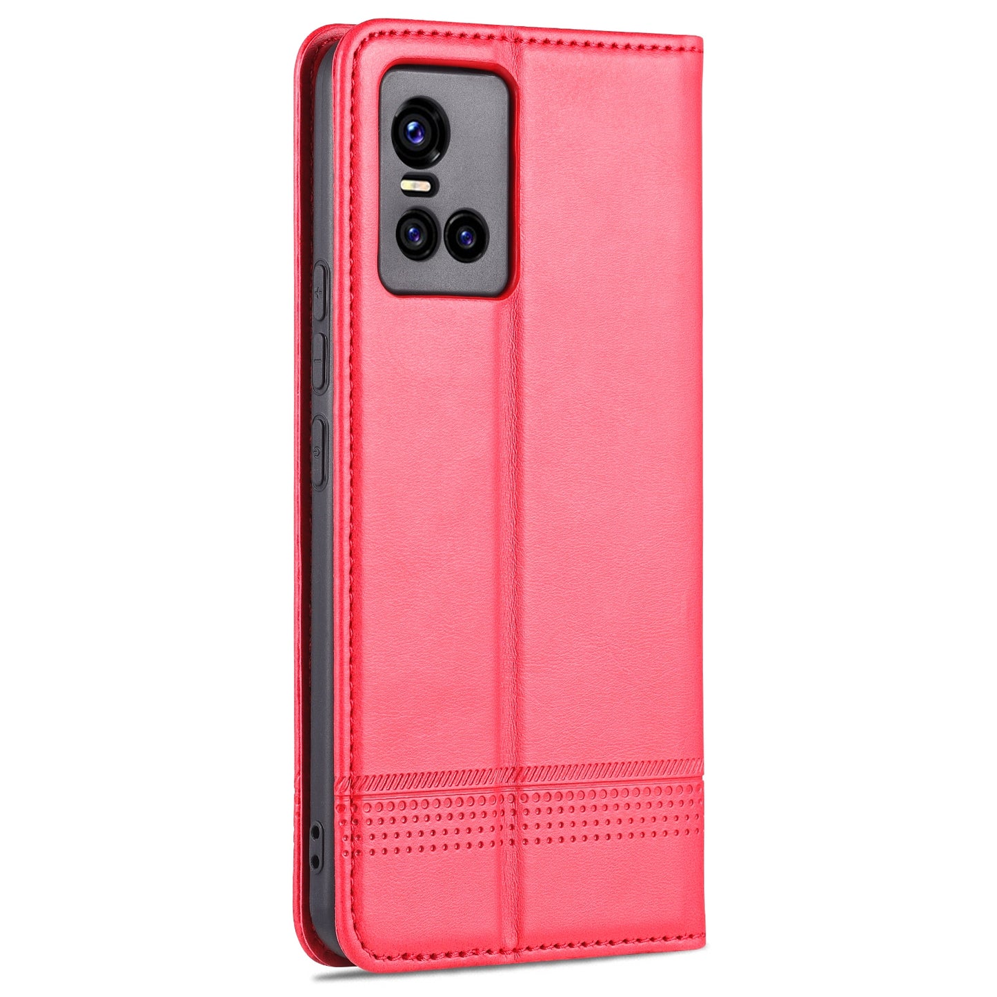 Vivo S10 Pro Leather Wallet Case with Card Holder & Magnetic Closure