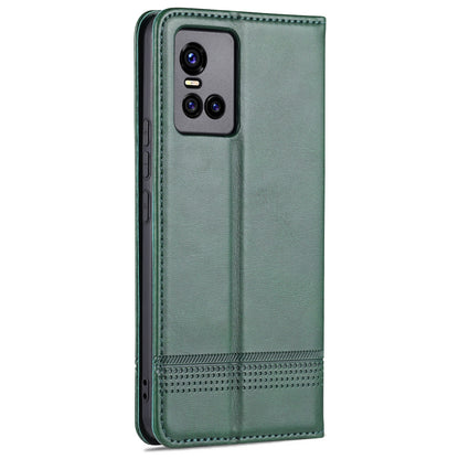 Vivo S10 Pro Leather Wallet Case with Card Holder & Magnetic Closure