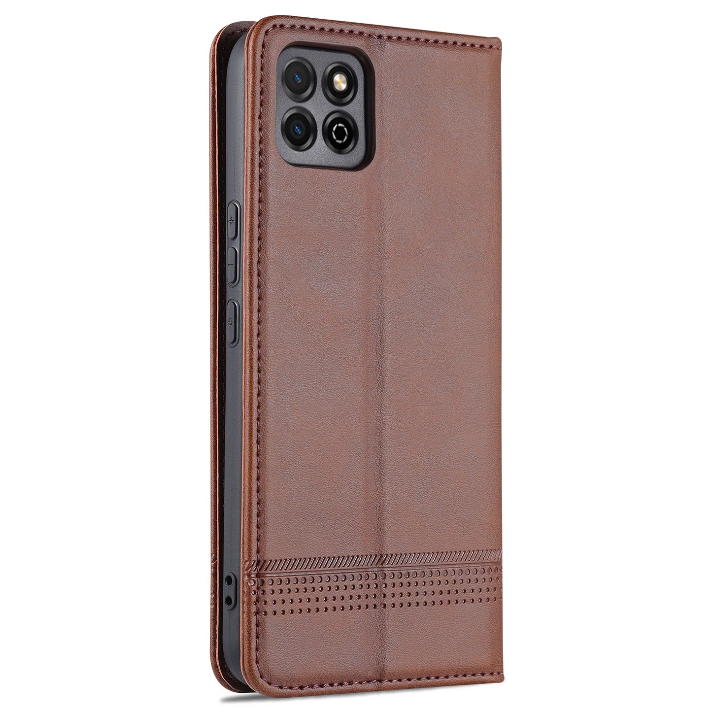 Honor Play 20 Leather Wallet Case with Card Holder & Magnetic Closure