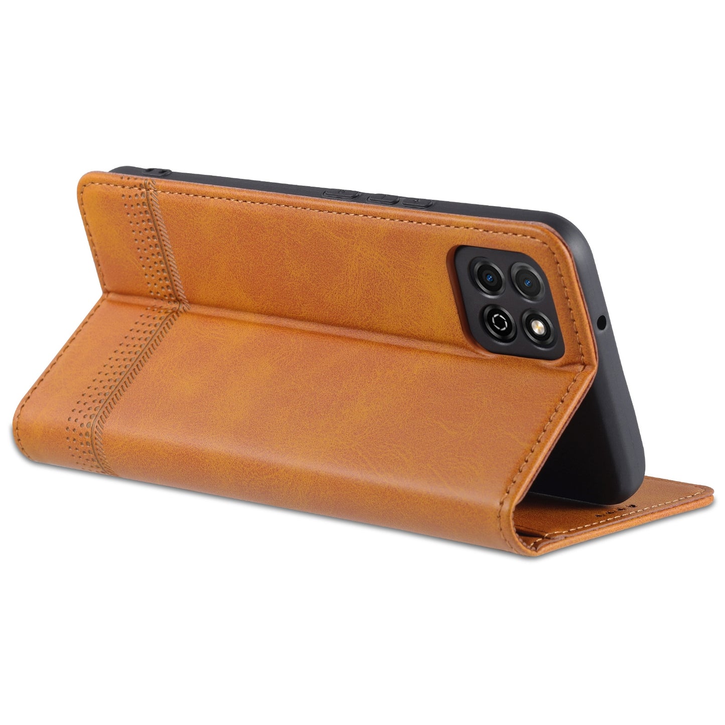 Honor Play 20 Leather Wallet Case with Card Holder & Magnetic Closure