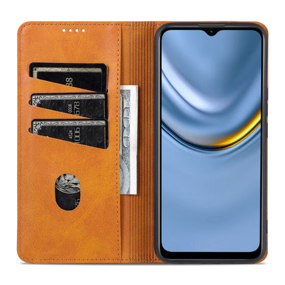 Honor Play 20 Leather Wallet Case with Card Holder & Magnetic Closure