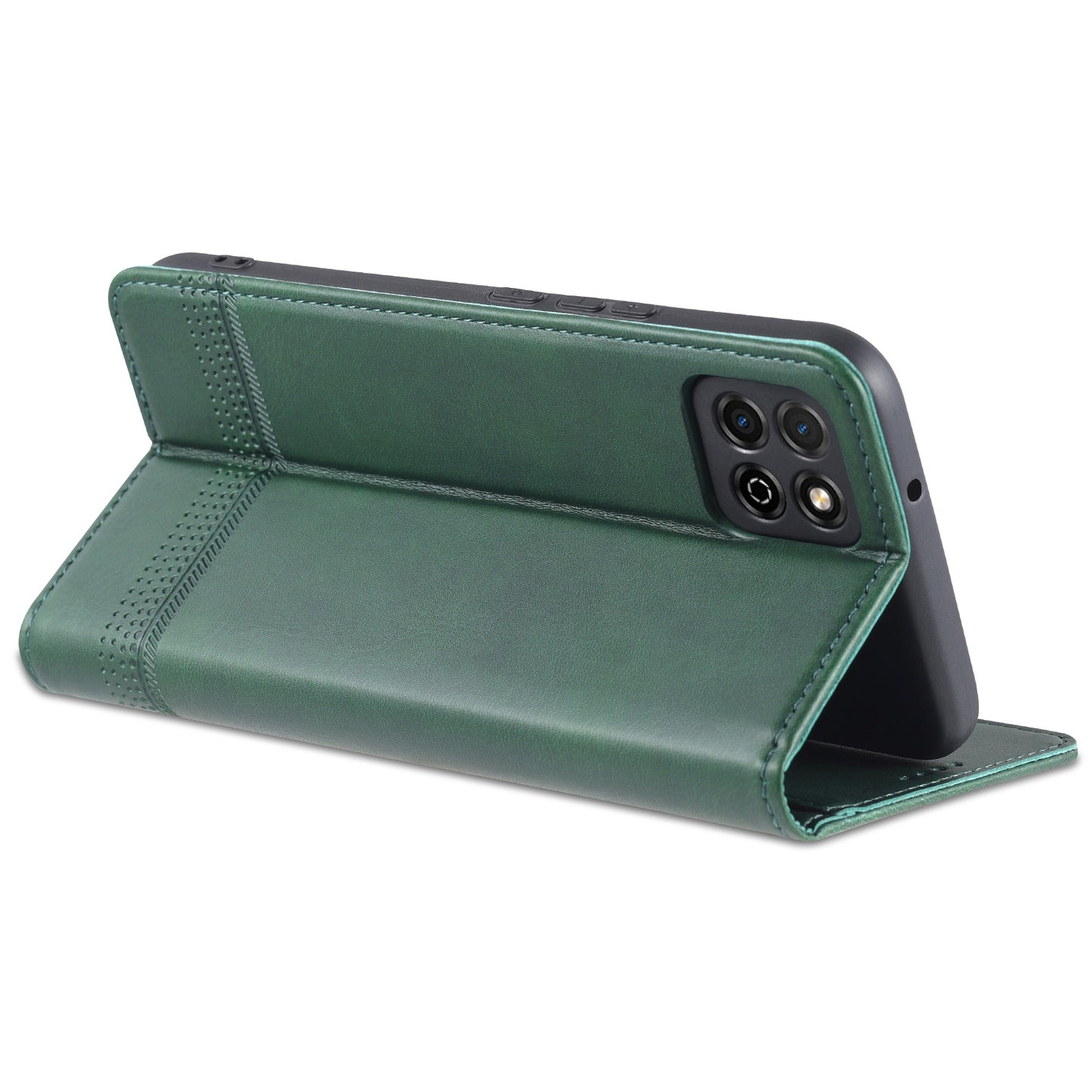 Honor Play 20 Leather Wallet Case with Card Holder & Magnetic Closure