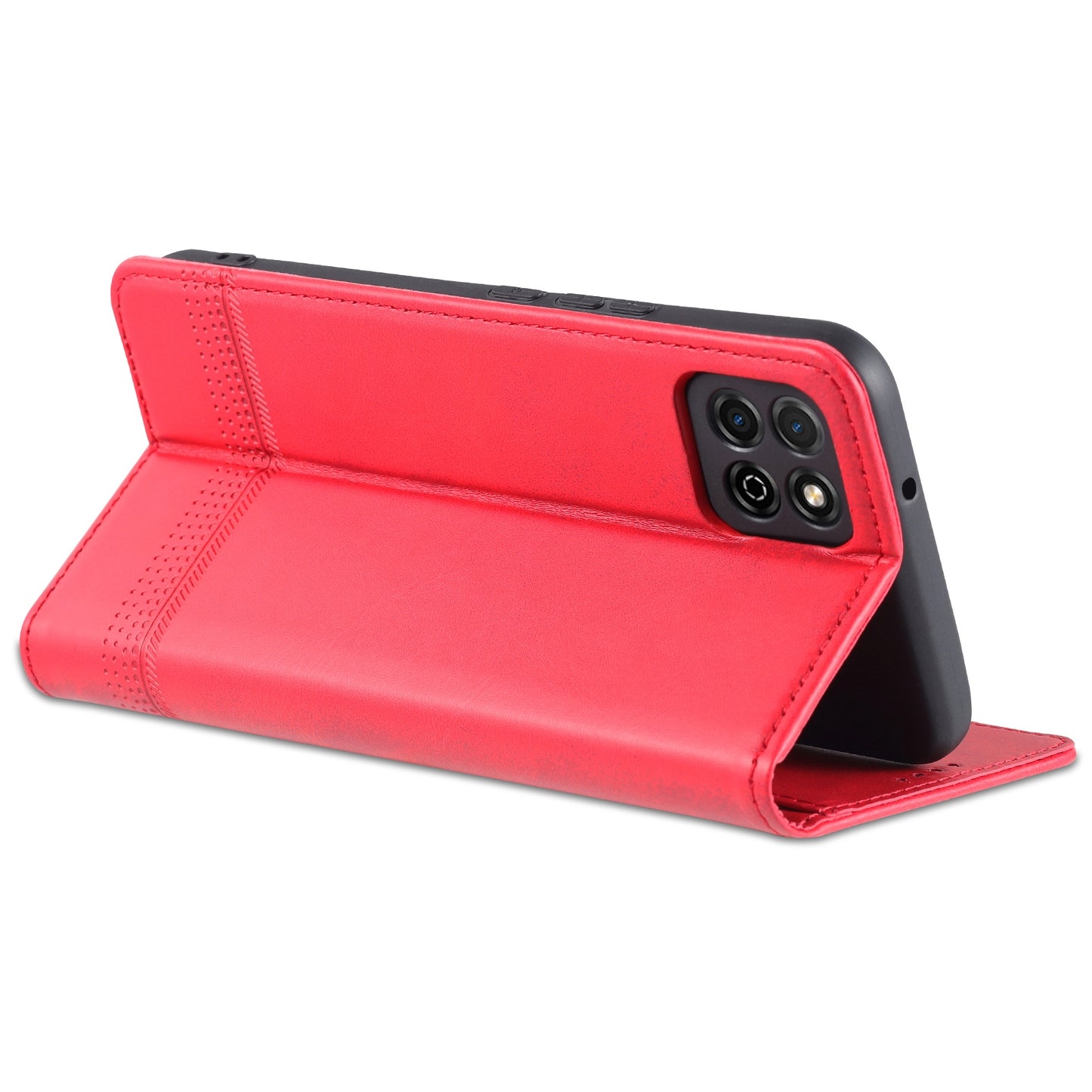 Honor Play 20 Leather Wallet Case with Card Holder & Magnetic Closure