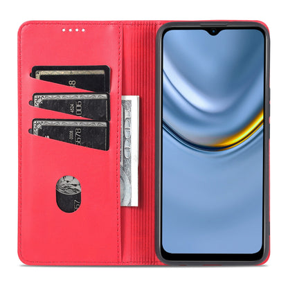 Honor Play 20 Leather Wallet Case with Card Holder & Magnetic Closure