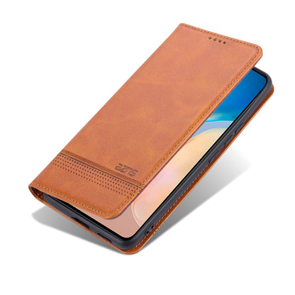 Vivo X70 Leather Wallet Case with Card Holder & Magnetic Closure