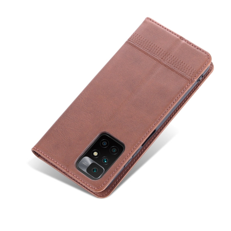 Xiaomi Redmi 10 Leather Wallet Case with Card Holder & Magnetic Closure