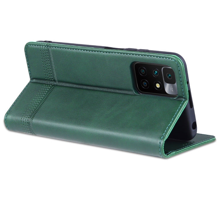 Xiaomi Redmi 10 Leather Wallet Case with Card Holder & Magnetic Closure