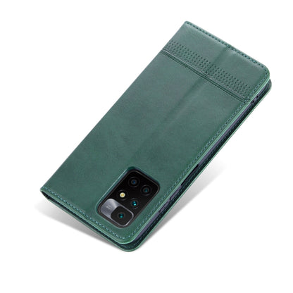 Xiaomi Redmi 10 Leather Wallet Case with Card Holder & Magnetic Closure