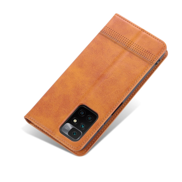 Xiaomi Redmi 10 Leather Wallet Case with Card Holder & Magnetic Closure