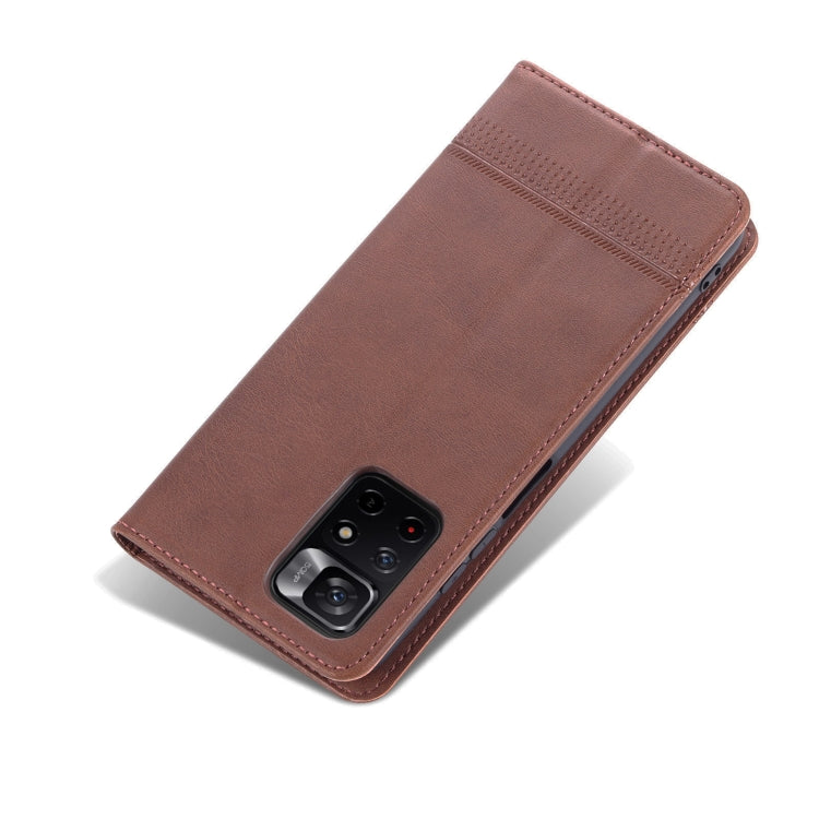 Xiaomi Redmi Note 11 Leather Wallet Case with Card Holder & Magnetic Closure