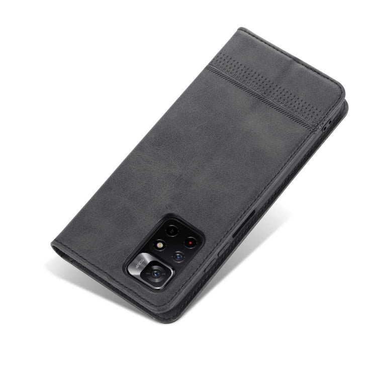 Xiaomi Redmi Note 11 Leather Wallet Case with Card Holder & Magnetic Closure