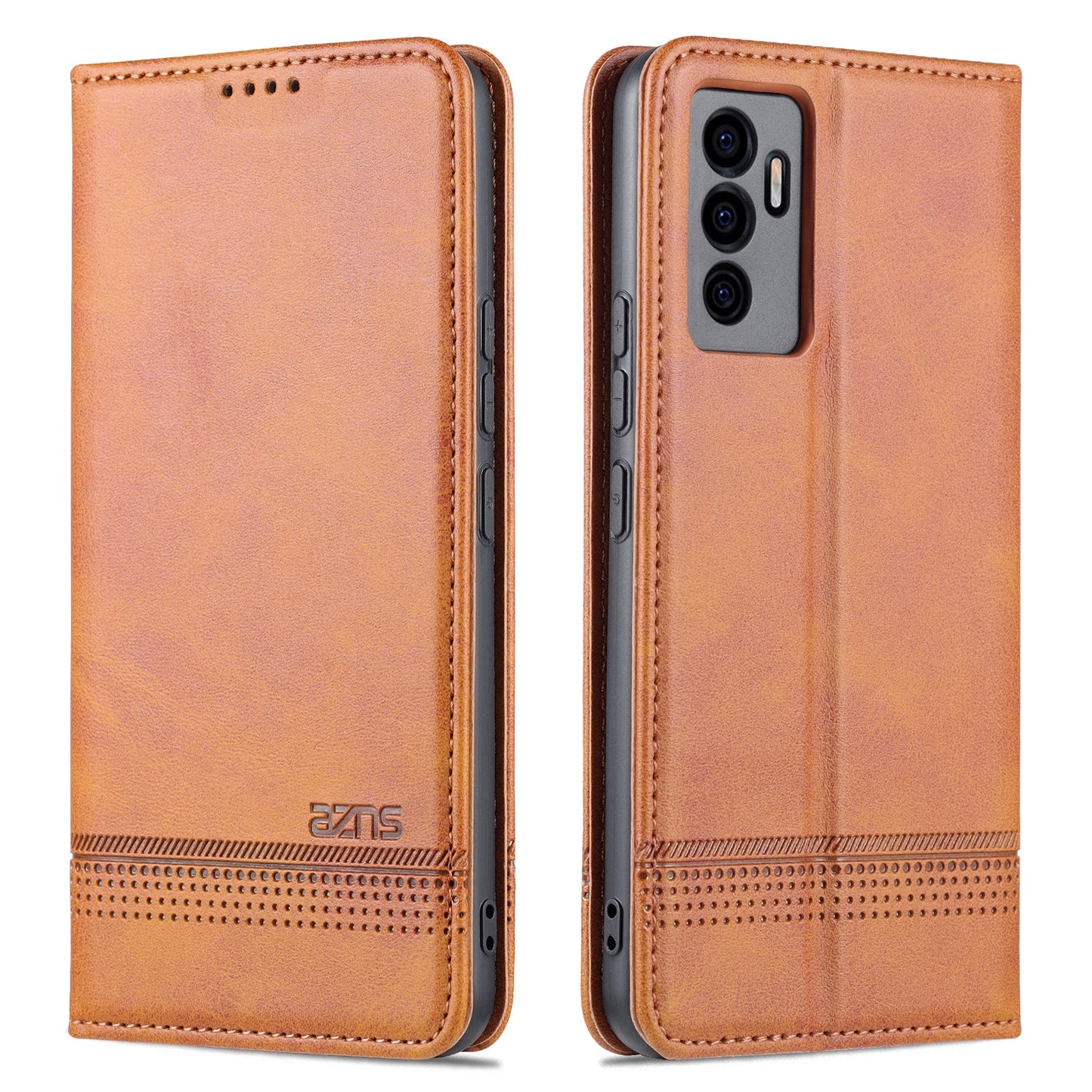 Vivo S10e/V23e Leather Wallet Case with Card Holder & Magnetic Closure