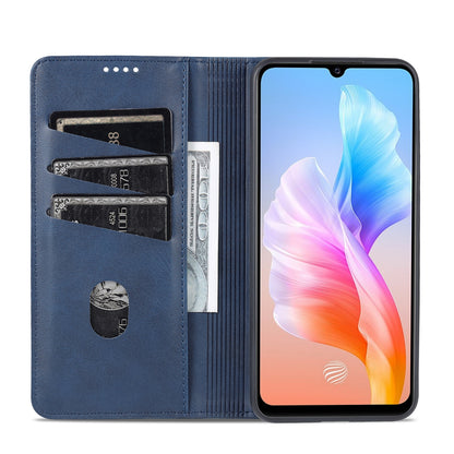 Vivo S10e/V23e Leather Wallet Case with Card Holder & Magnetic Closure