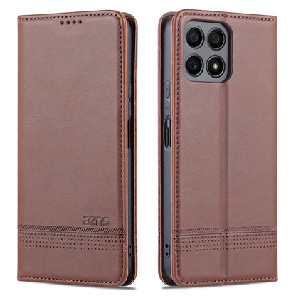 Honor X30i Leather Wallet Case with Card Holder & Magnetic Closure