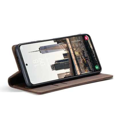 Samsung Galaxy S22 Leather Case: Horizontal Flip, Card Slots & Wallet, Durable Design