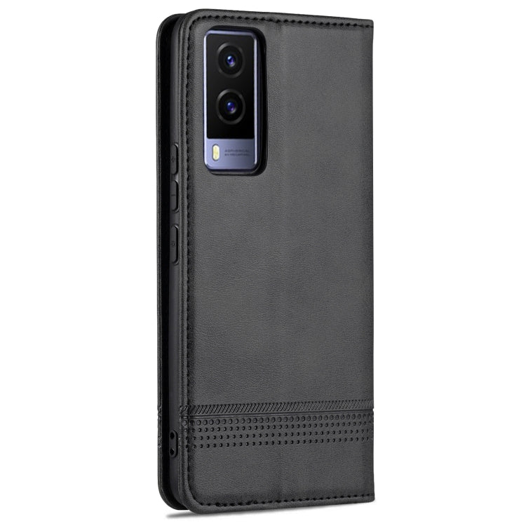 Vivo Y71t/V21e 5G Leather Wallet Case with Card Holder & Magnetic Closure