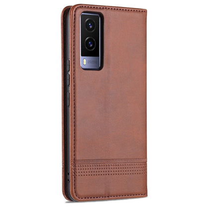 Vivo Y71t/V21e 5G Leather Wallet Case with Card Holder & Magnetic Closure