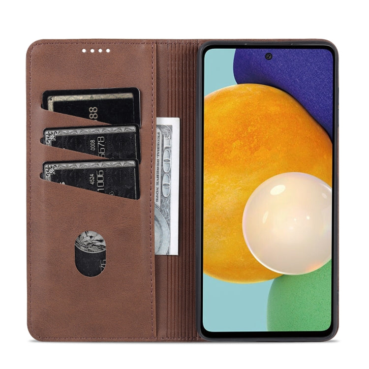 Samsung Galaxy M52 5G Leather Wallet Case with Card Holder & Magnetic Closure