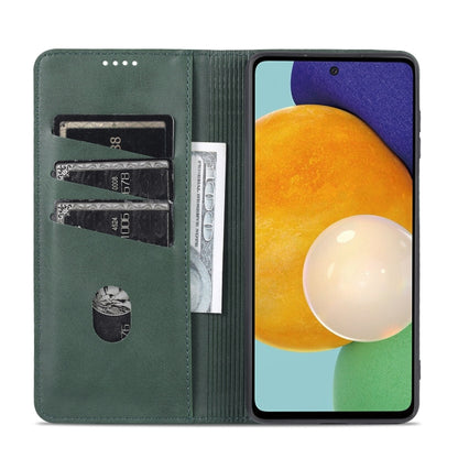 Samsung Galaxy M52 5G Leather Wallet Case with Card Holder & Magnetic Closure