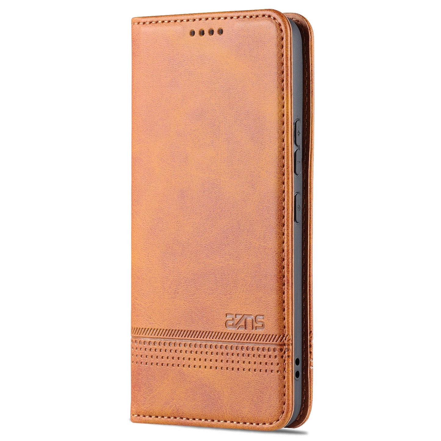 Samsung Galaxy S22+ Leather Wallet Case with Card Holder & Magnetic Closure