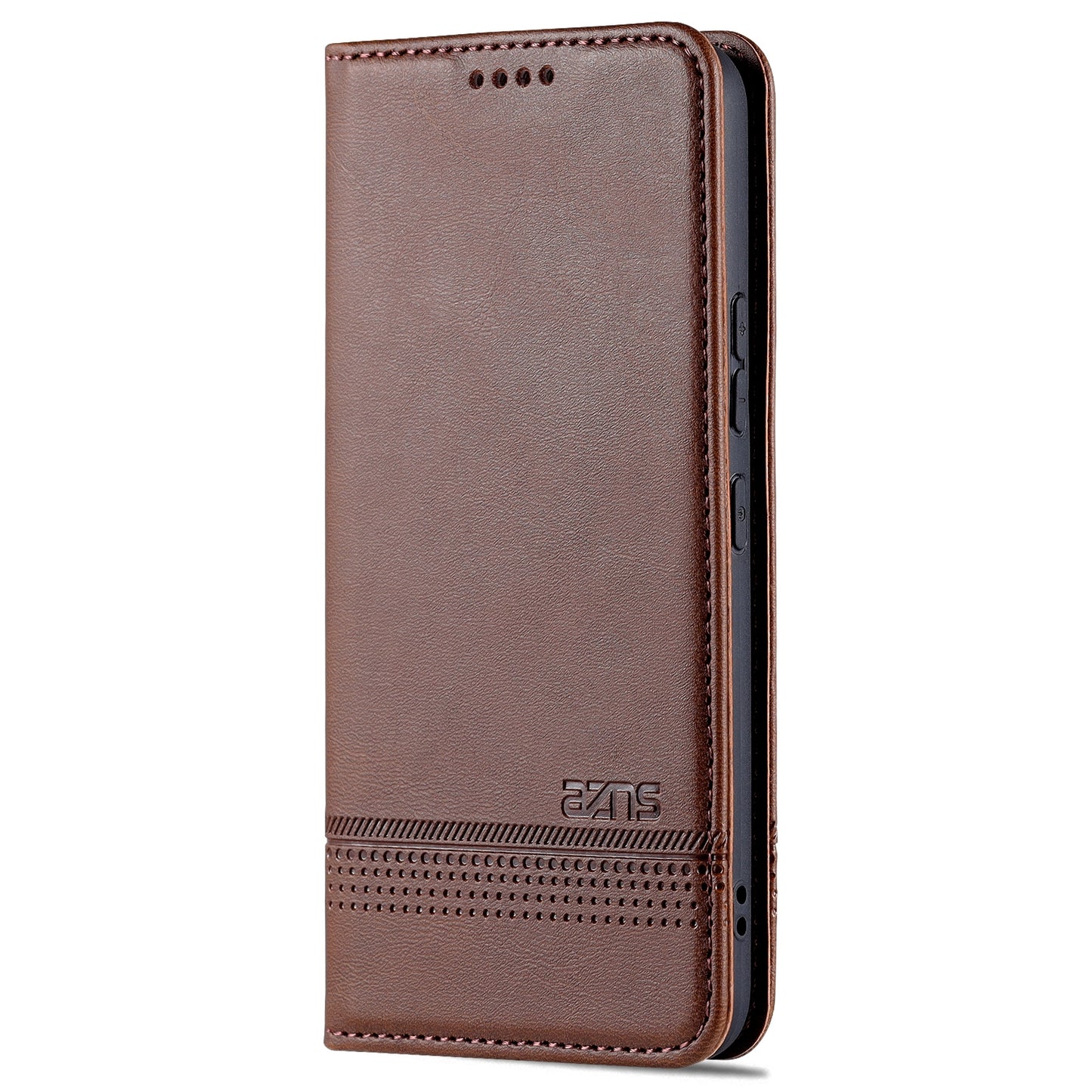 Samsung Galaxy S22+ Leather Wallet Case with Card Holder & Magnetic Closure