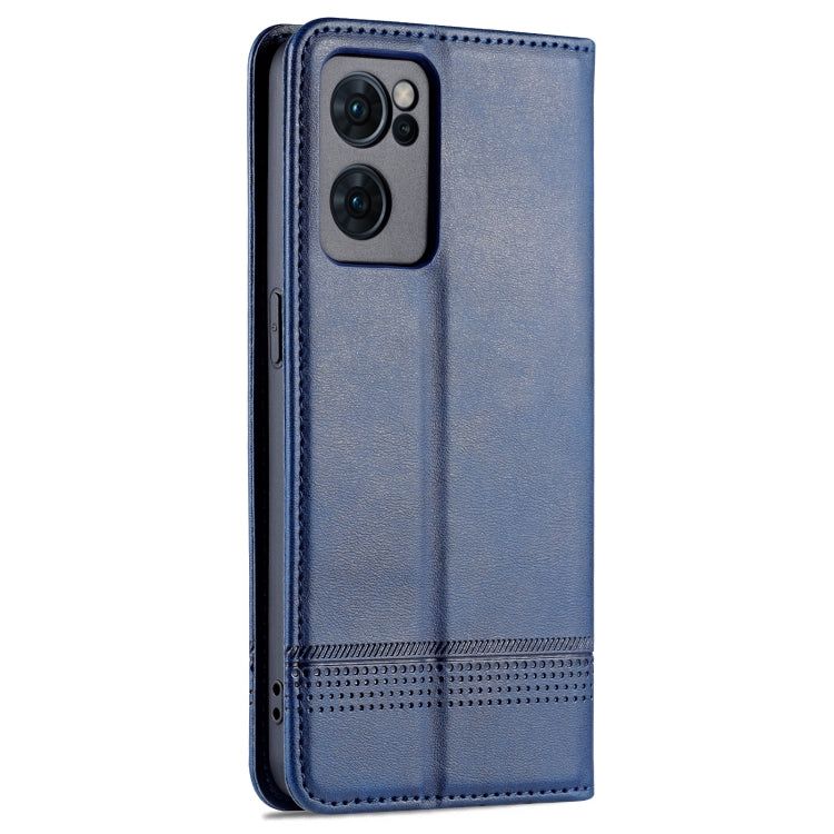 OPPO Reno7 Leather Wallet Case with Card Holder & Magnetic Closure